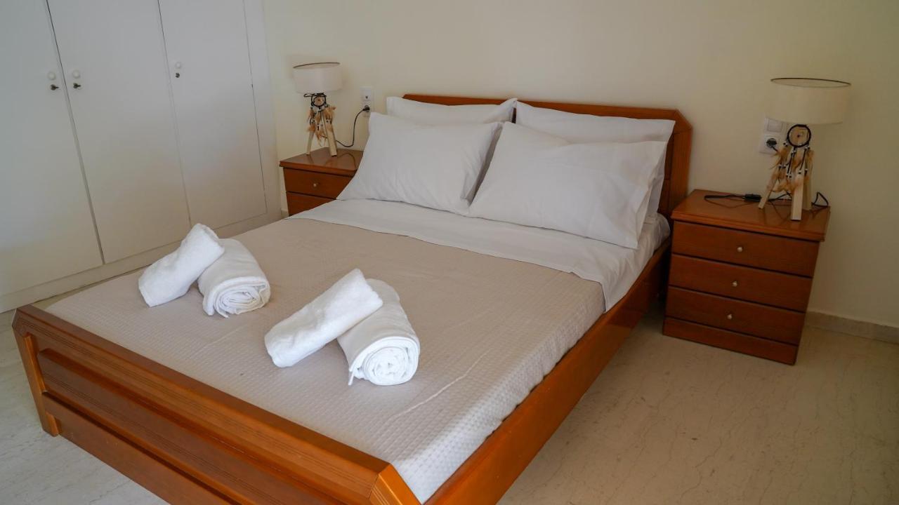 Km Beach View Apartment Chrissi Akti Chania Exterior foto