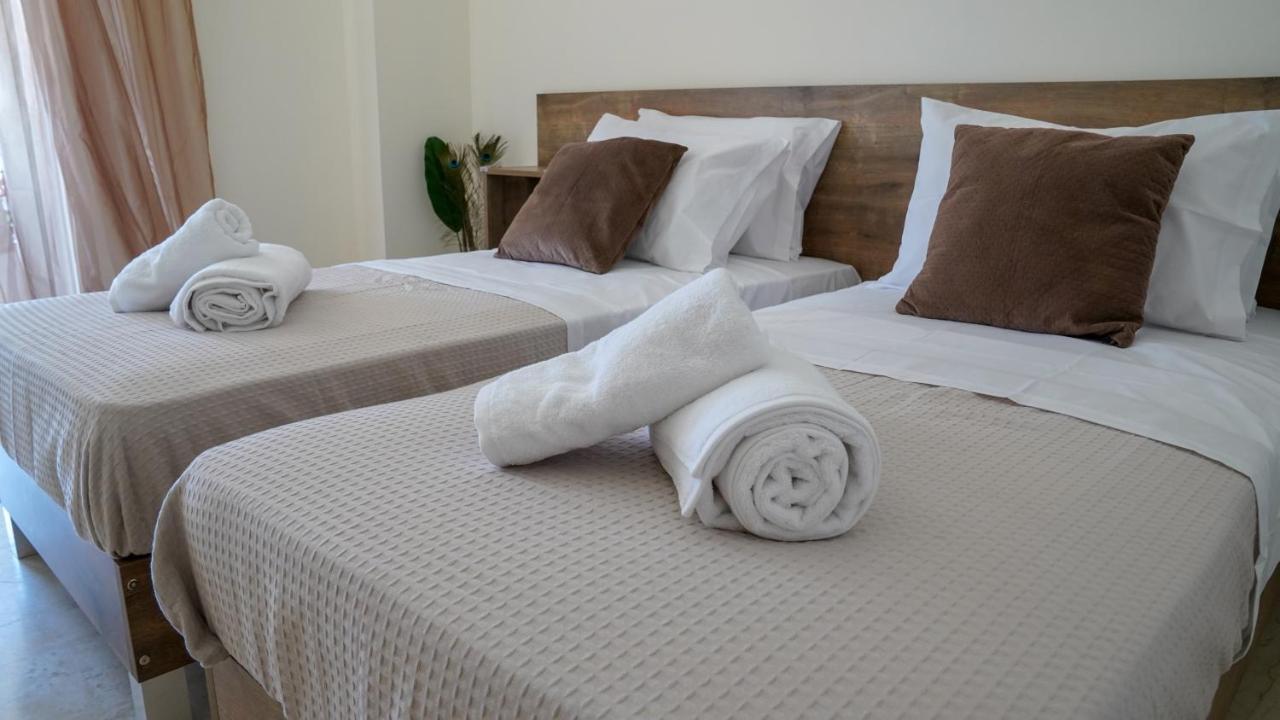 Km Beach View Apartment Chrissi Akti Chania Exterior foto